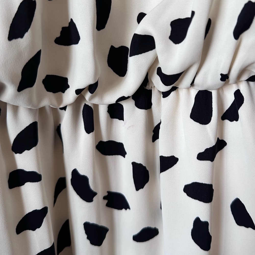 She + Sky NWT Black and White Patterned Dress - Picture 5 of 6